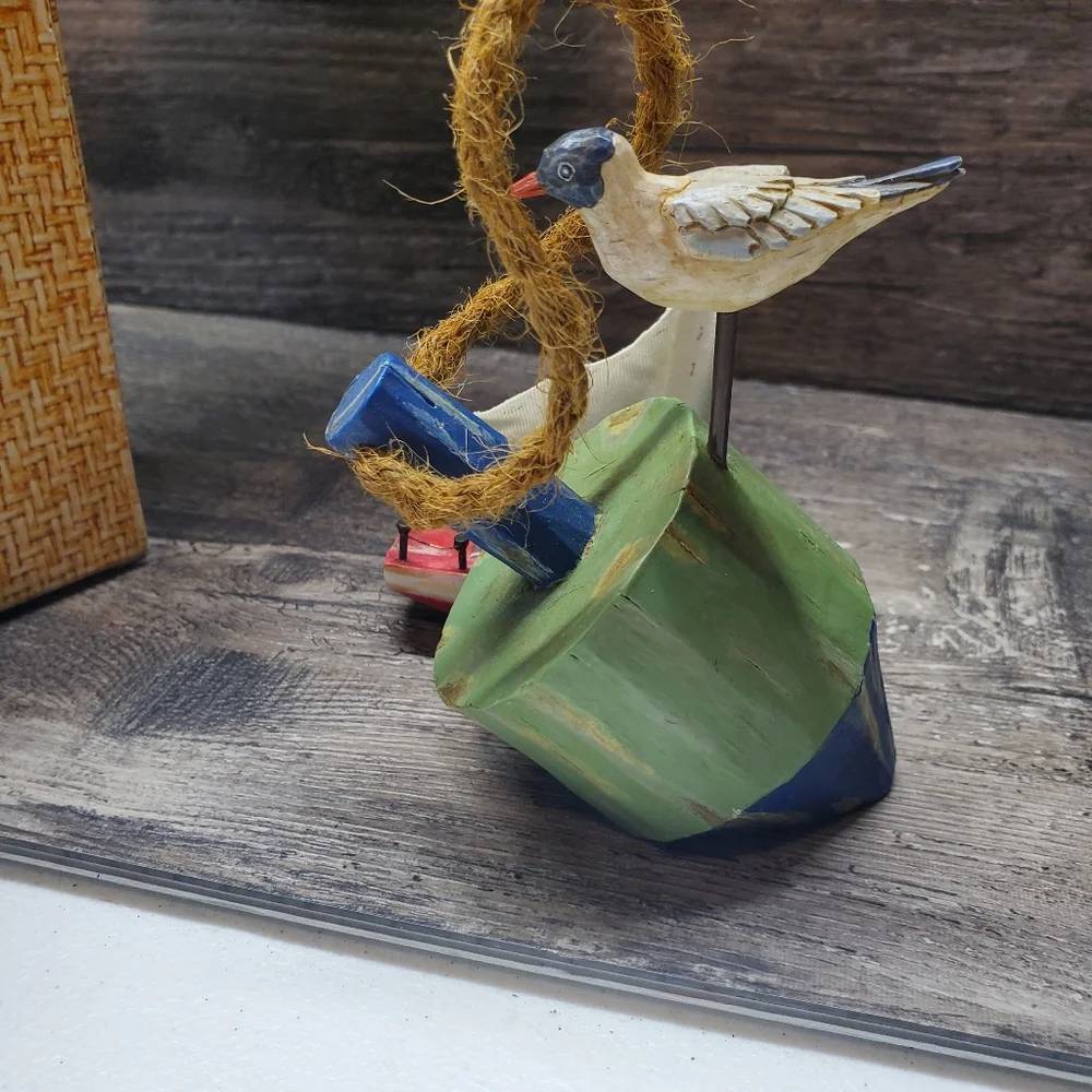 Nautical Buoy Paperweight - Ocean Point‎ Ship Boat Seagull Booie Ornament